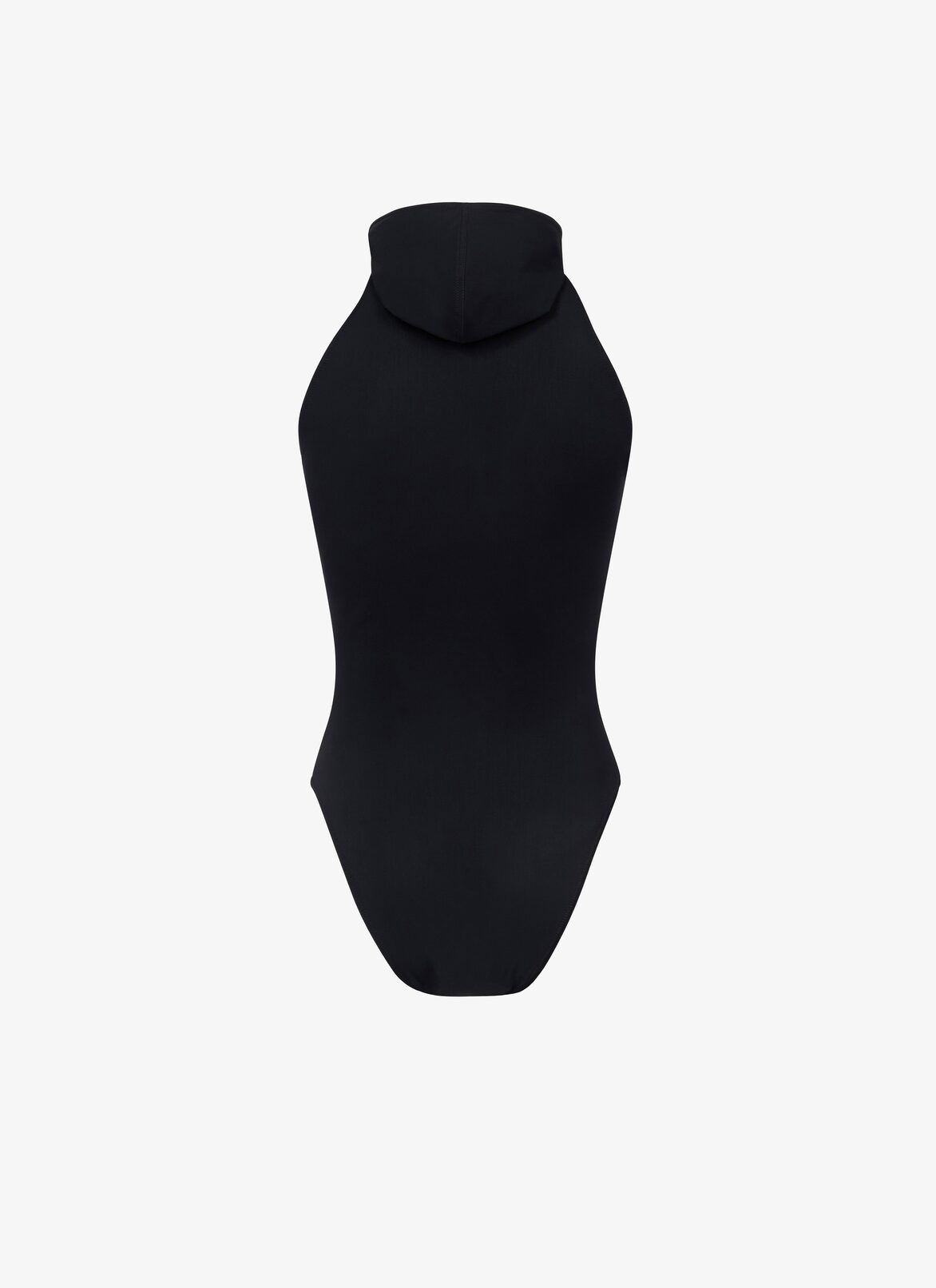Hood swimsuit in jersey ALAÏA BLACK HOOD SWIMSUIT IN JERSEY